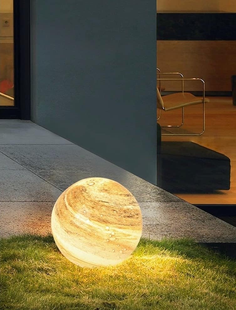 Đèn cắm cỏ trang trí mô hình tiểu hành tinh KE0224 6