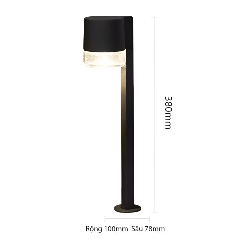 Đèn chiếu sáng sân vườn hình trụ tròn KW6734 5