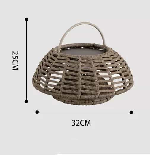 Đèn chùm mây đan trang trí decor ngoài trời D9004 21