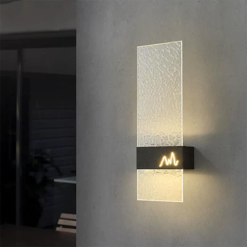 Đèn gắn tường decor pha lê trong suốt MT9113 5