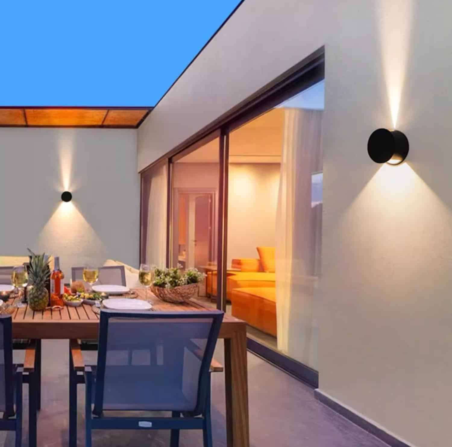 Đèn hắt tường chống nước hình trụ tròn SY10192 12