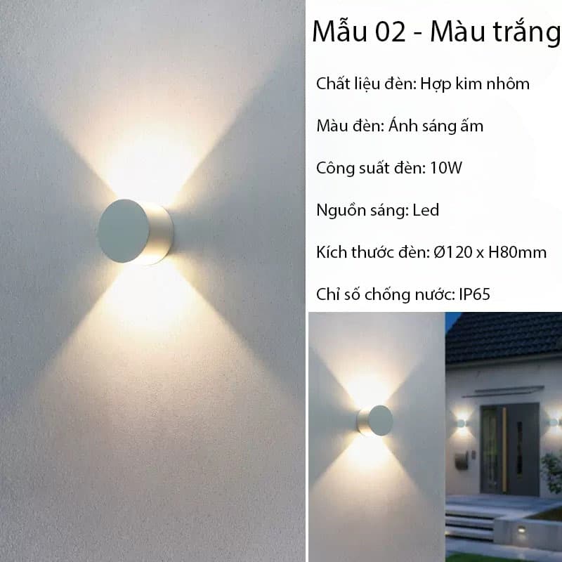 Đèn hắt tường chống nước hình trụ tròn SY10192 25