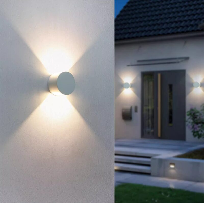 Đèn hắt tường chống nước hình trụ tròn SY10192 5