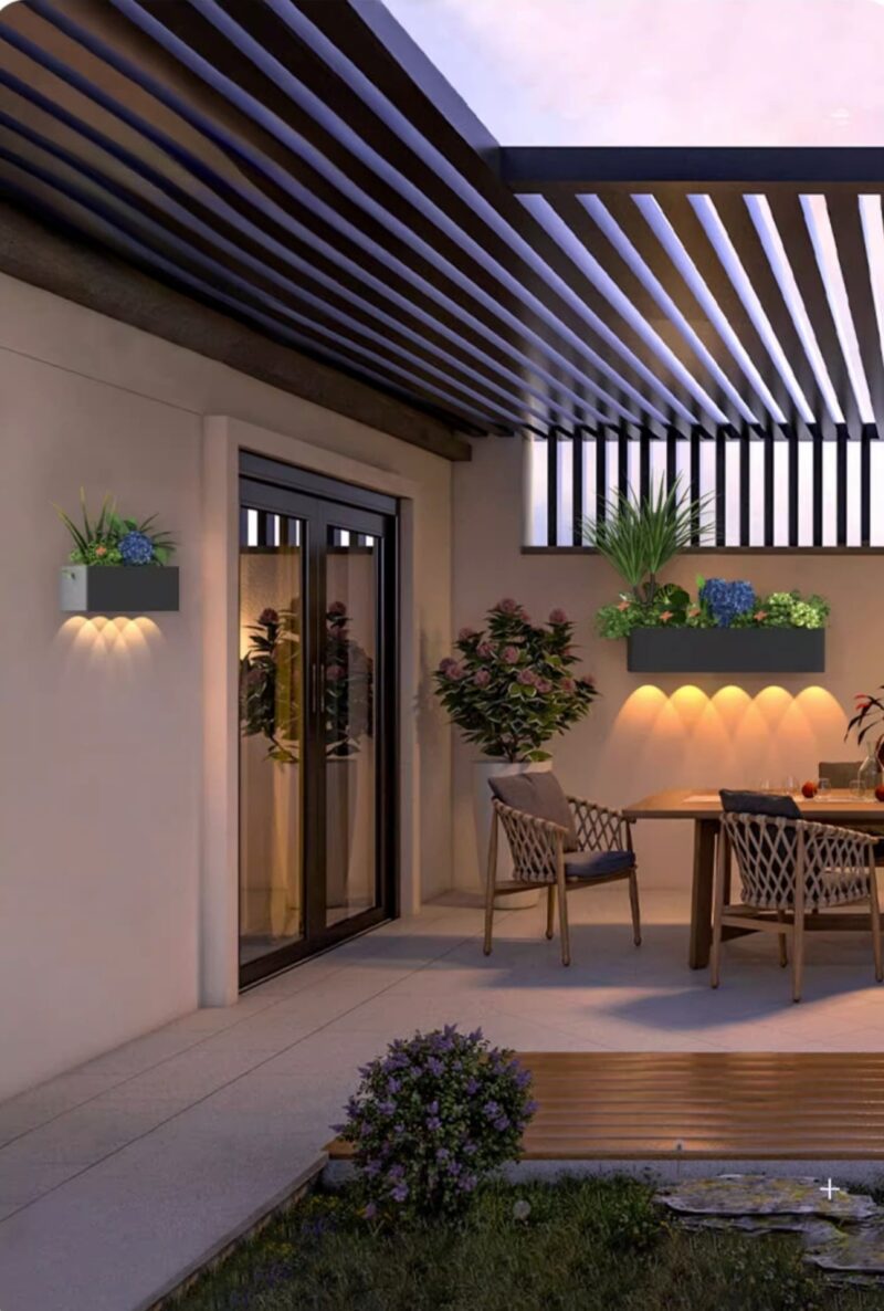Đèn hắt tường trang trí tiểu cảnh sáng tạo L0232 2