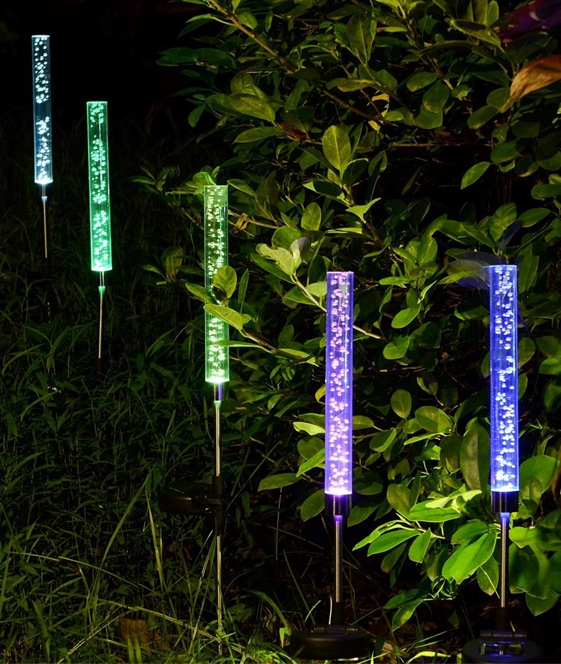Đèn led cắm cỏ trang trí tự đổi màu sắc LE5956 6