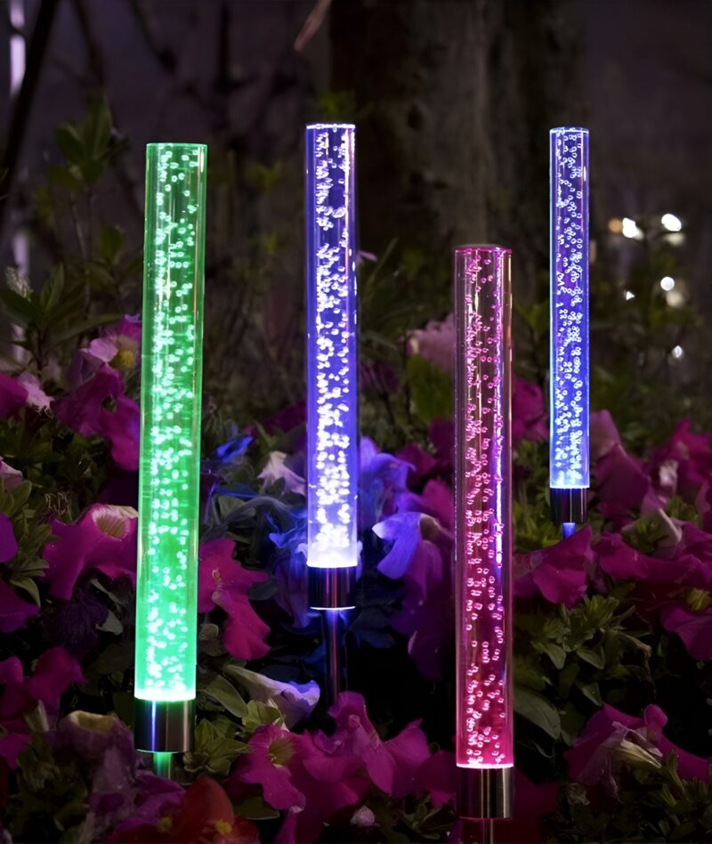 Đèn led cắm cỏ trang trí tự đổi màu sắc LE5956 2