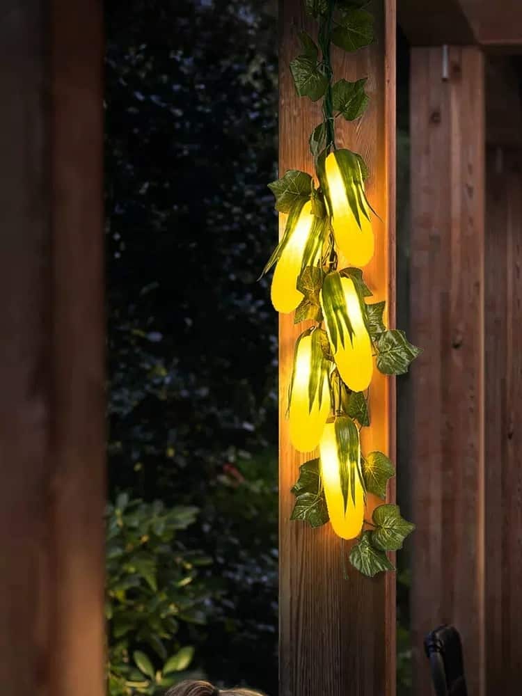 Đèn led trang trí dây thả quả ngô độc đáo D8438 7