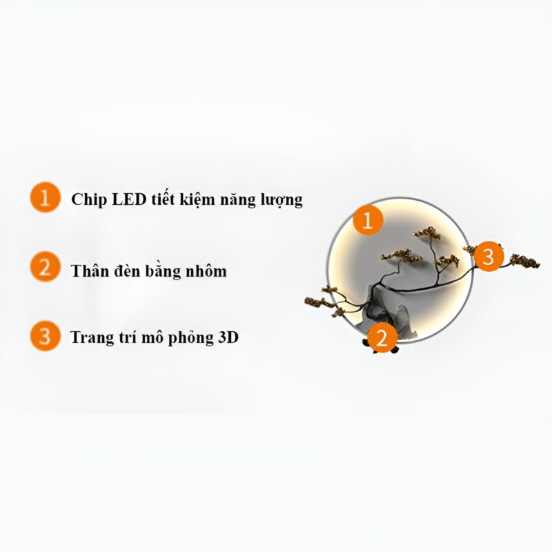 Đèn lối vào chống thấm năng lượng mặt trời B1141R 6