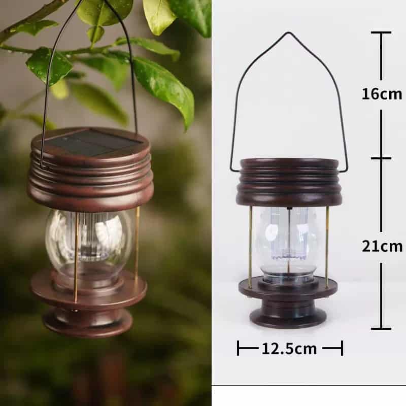 Đèn lồng treo cổ điển năng lượng mặt trời YF7034 15