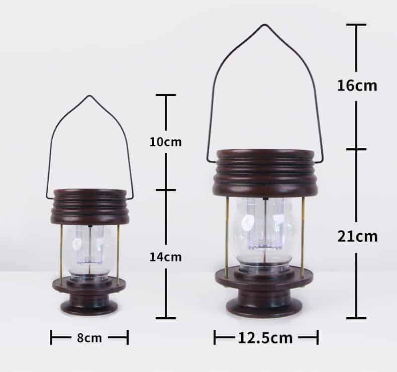 Đèn lồng treo cổ điển năng lượng mặt trời YF7034 17