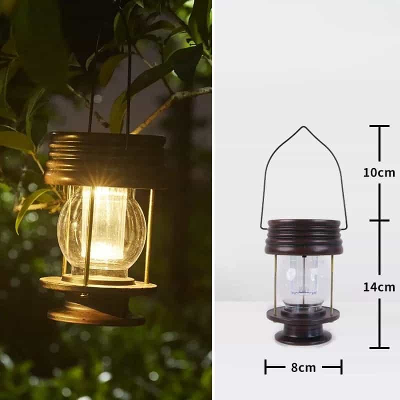 Đèn lồng treo cổ điển năng lượng mặt trời YF7034 14