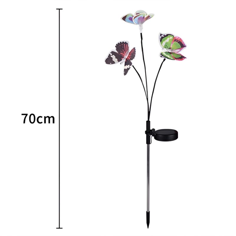 Đèn sợi quang bươm bướm năng lượng mặt trời DS1303 6