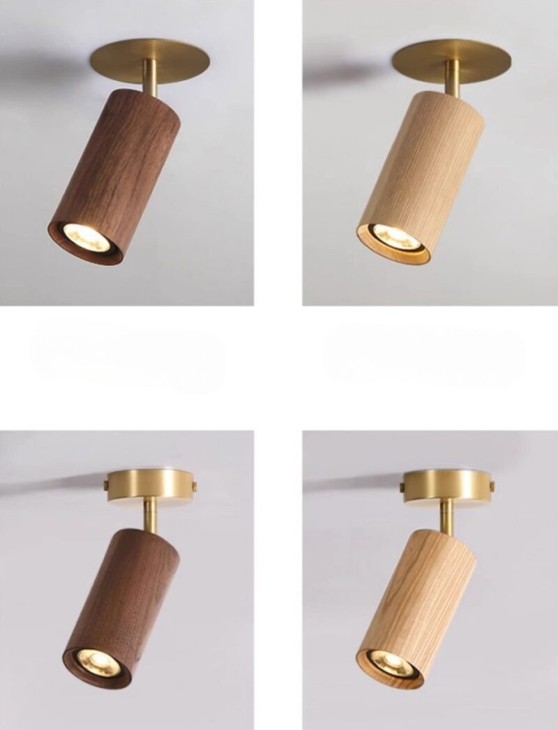 Đèn trần phòng trưng bày bằng gỗ hiện đại SD023 6