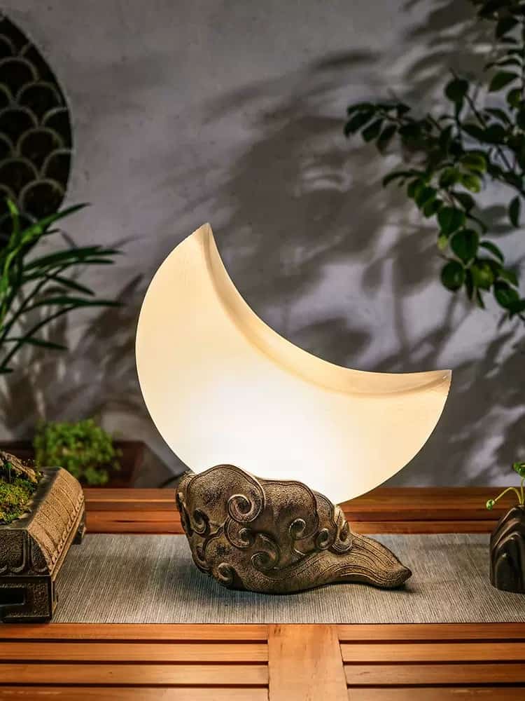 Đèn trang trí ngoài trời trăng bán nguyệt T0541 5