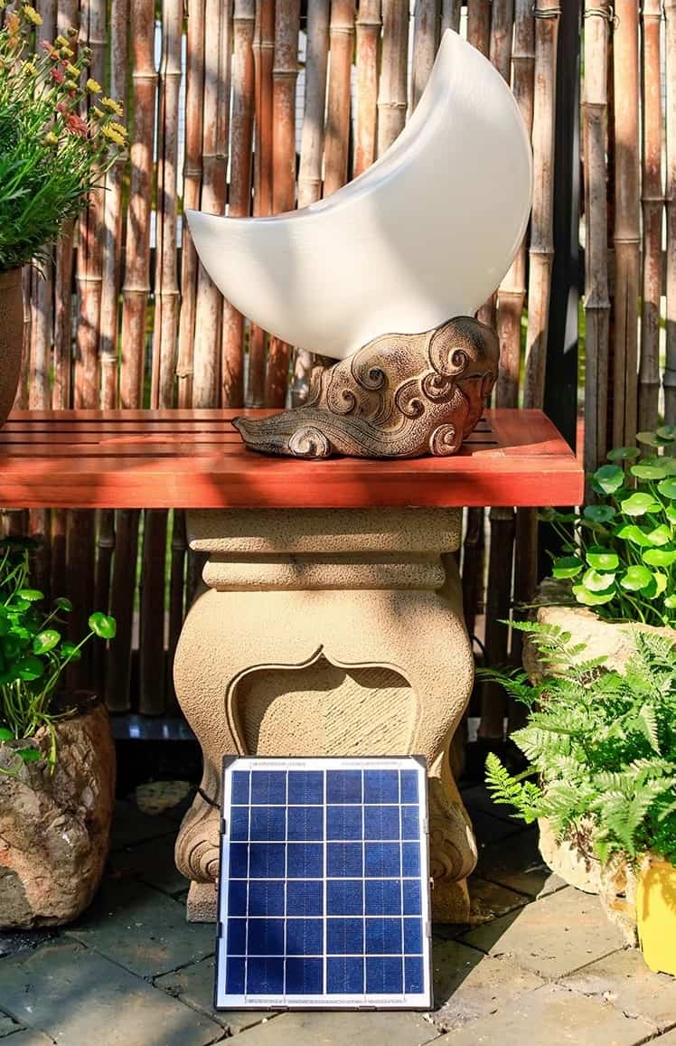 Đèn trang trí ngoài trời trăng bán nguyệt T0541 6