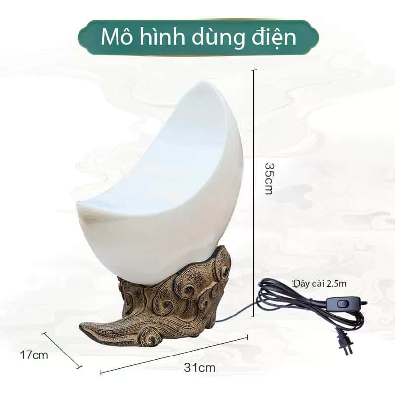 Đèn trang trí ngoài trời trăng bán nguyệt T0541 14