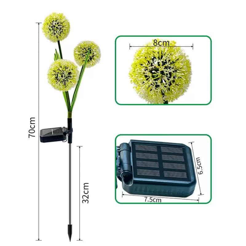 Đèn trang trí sân vườn hoa bồ công anh DFS2754 12