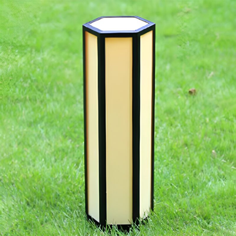 Đèn trụ lục giác chiếu sáng sân vườn phong cách Ý YG6026 3