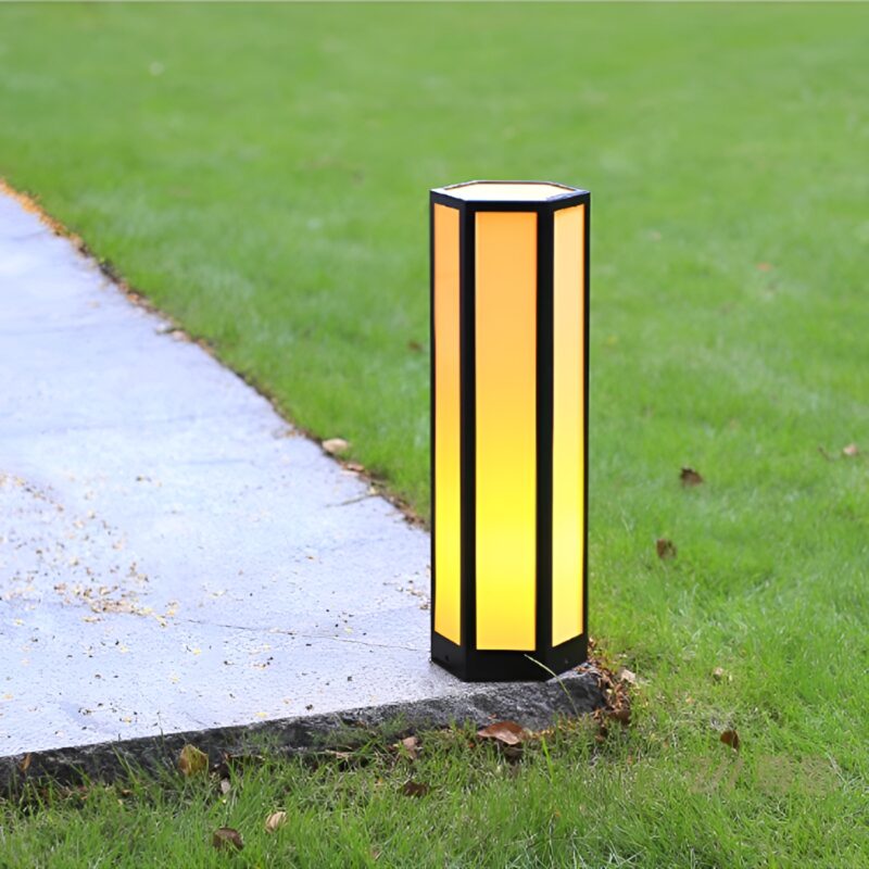 Đèn trụ lục giác chiếu sáng sân vườn phong cách Ý YG6026 2