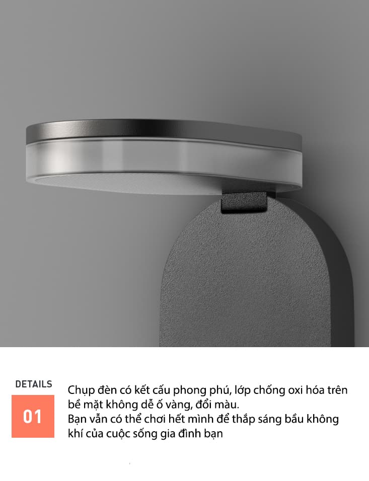 Đèn tường chiếu sáng ngoài trời biệt thự B1177 17