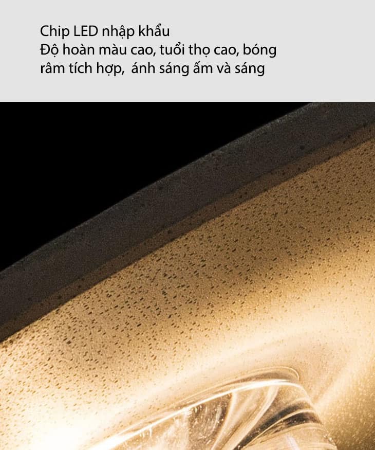 Đèn xi măng trang trí ngoài trời hình mặt trăng SQ07 19