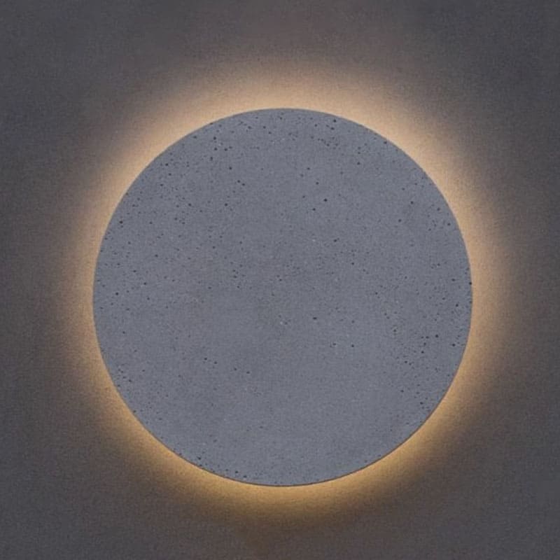 Đèn xi măng trang trí ngoài trời hình mặt trăng SQ07 15