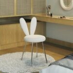 Ghế Rabbit Chair đệm lông cừu sang trọng BC6777