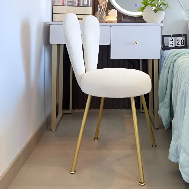 Ghế Rabbit Chair đệm lông cừu sang trọng BC6777 2