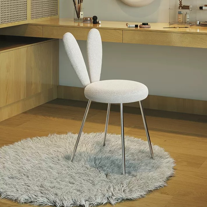 Ghế Rabbit Chair đệm lông cừu sang trọng BC6777 7