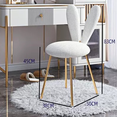Ghế Rabbit Chair đệm lông cừu sang trọng BC6777 16