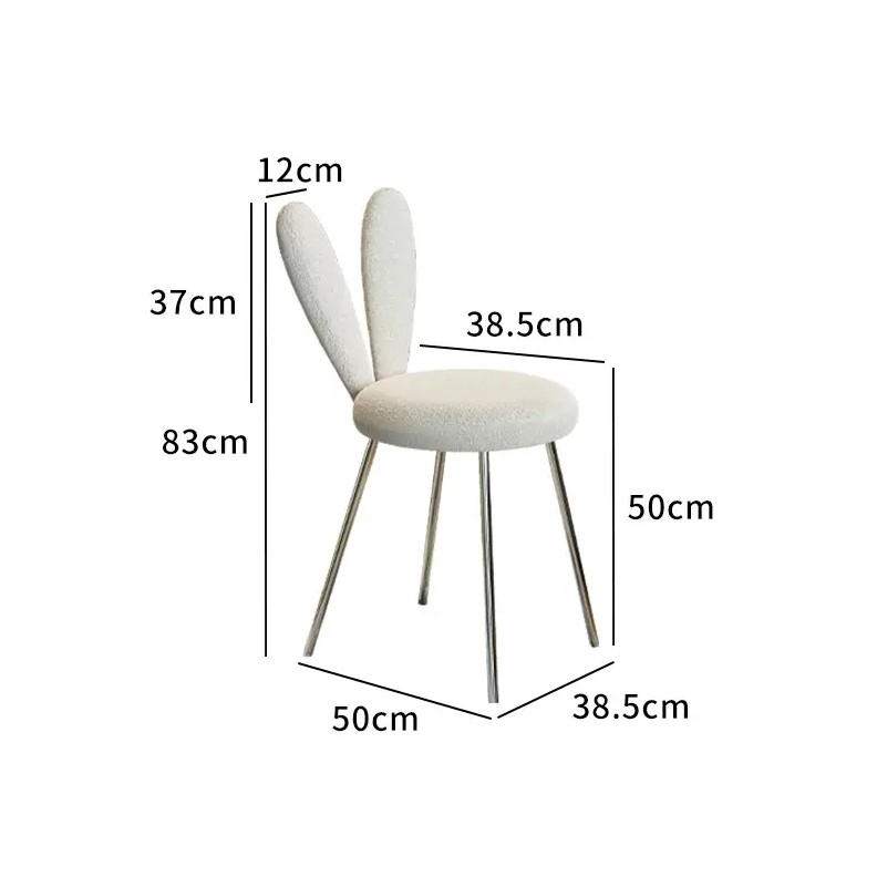 Ghế Rabbit Chair đệm lông cừu sang trọng BC6777 14