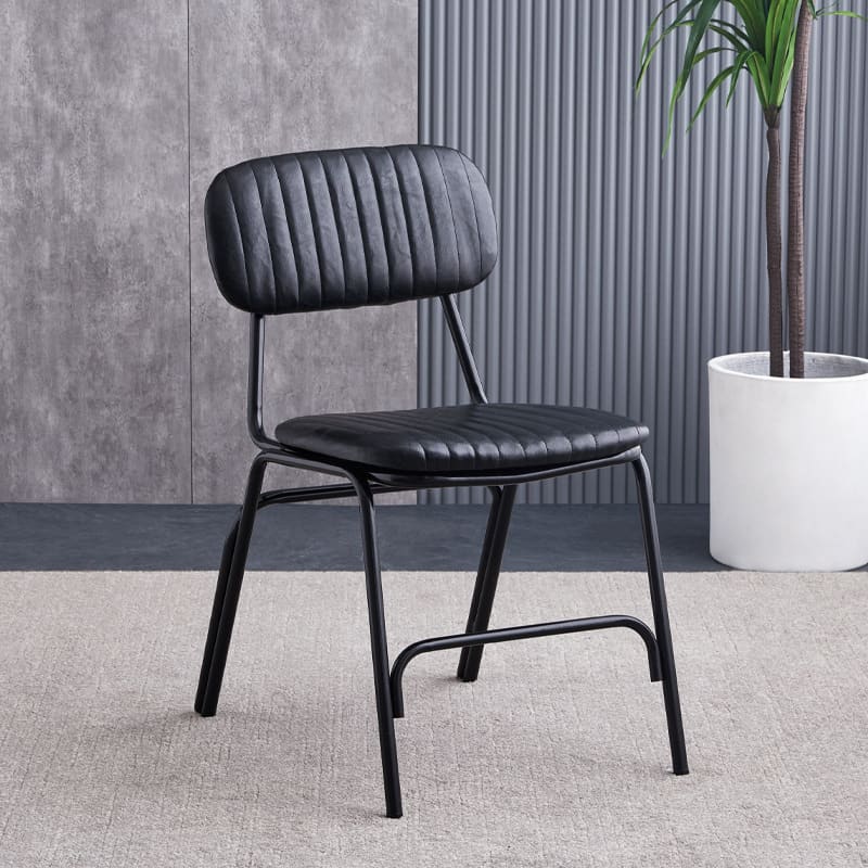 Ghế ăn bọc da khung sắt nghệ thuật kiểu Mỹ BM0209 10