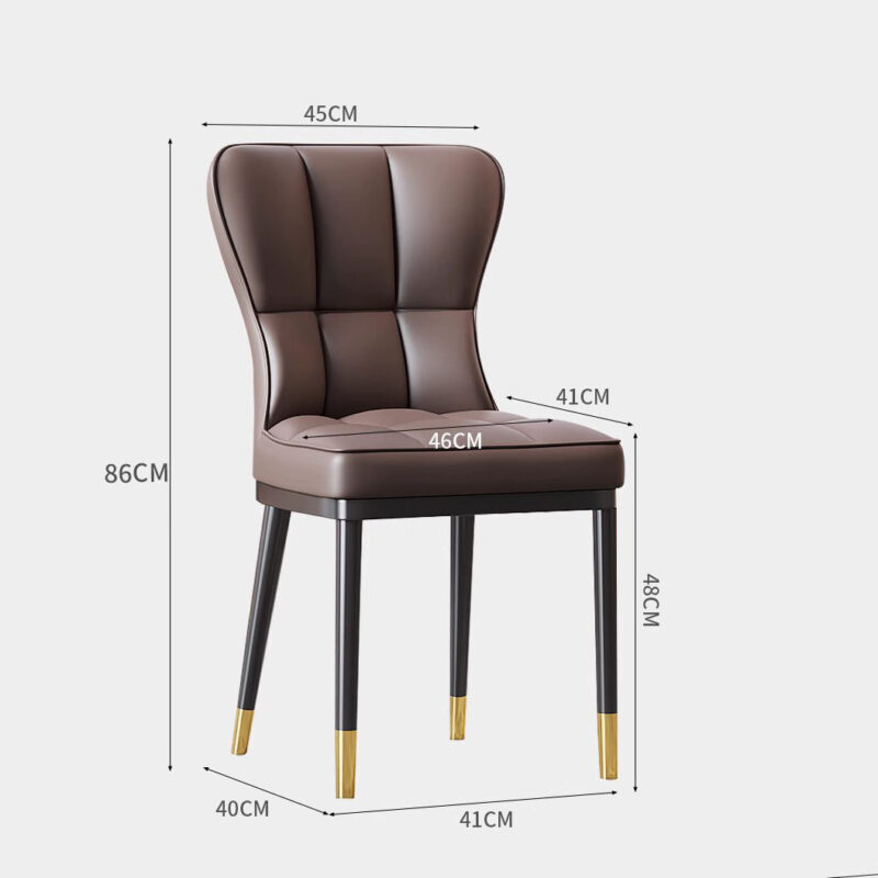 Ghế ăn bọc da phong cách đương đại JIA852 5