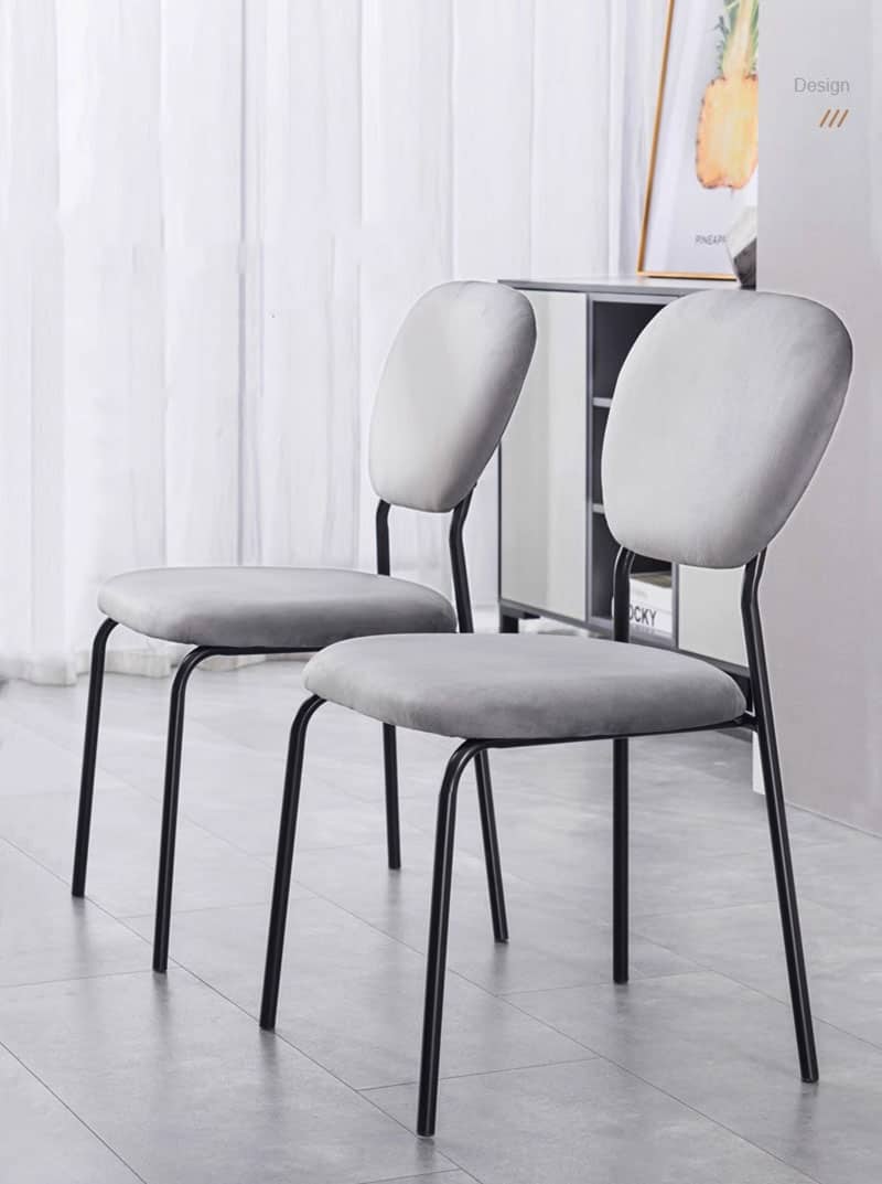 Ghế ăn bọc nệm da phong cách Bắc Âu YFS9858