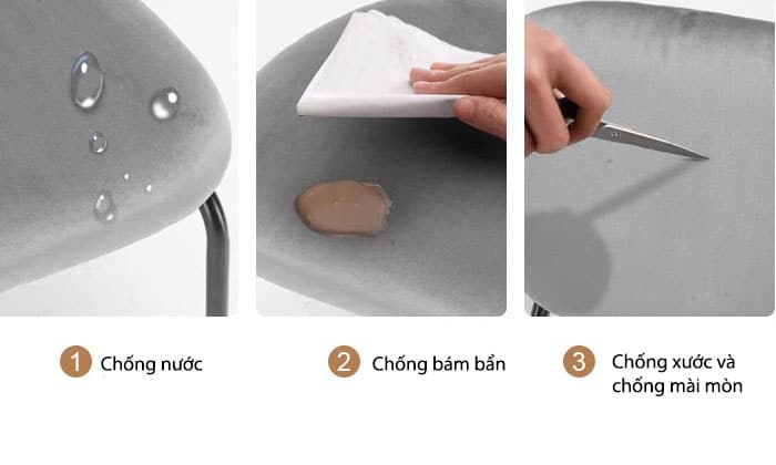 Ghế ăn bọc nệm da phong cách Bắc Âu YFS9858