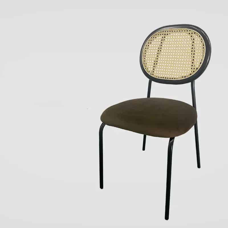Ghế ăn bọc nệm da phong cách Bắc Âu YFS9858