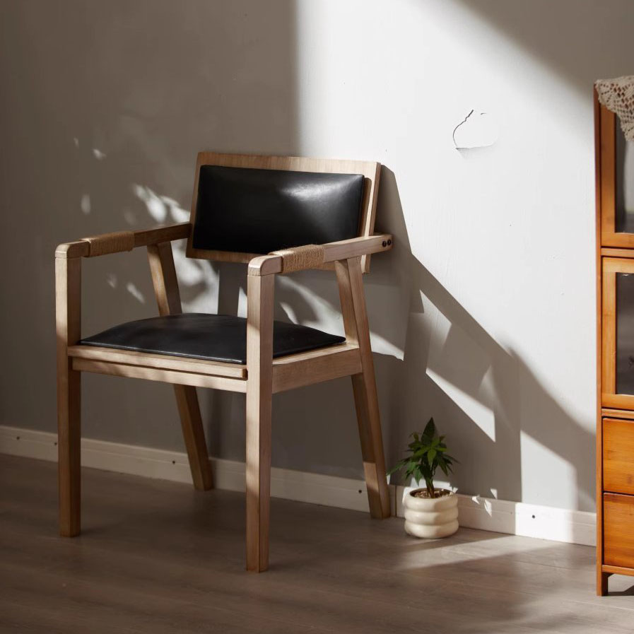 Ghế ăn khung gỗ lưng họa tiết thổ cẩm HEA815 13