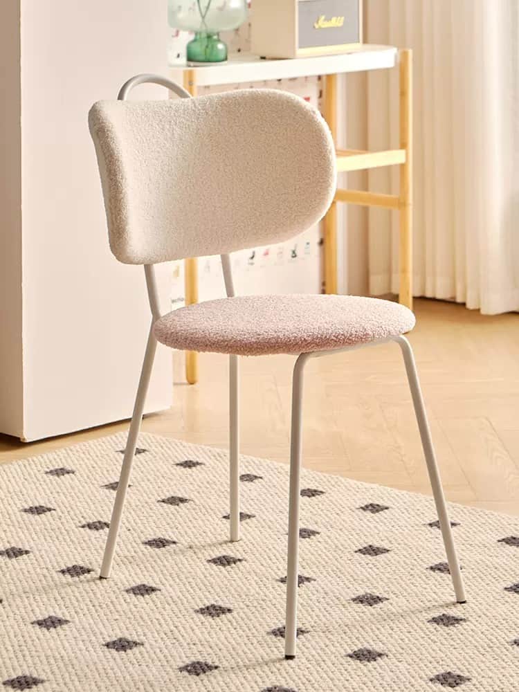 Ghế ăn lông cừu phong cách Bắc Âu BT7117 12
