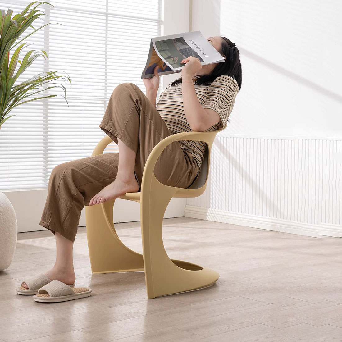 Ghế ăn cafe nghệ thuật Casalino Chair HMO105 13