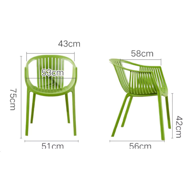 Ghế ăn tựa lưng phong cách Scandinavia XY607 5