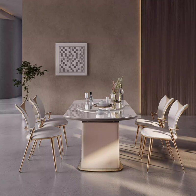 Ghế ăn tựa lưng phong cách hoàng gia CY0019 3