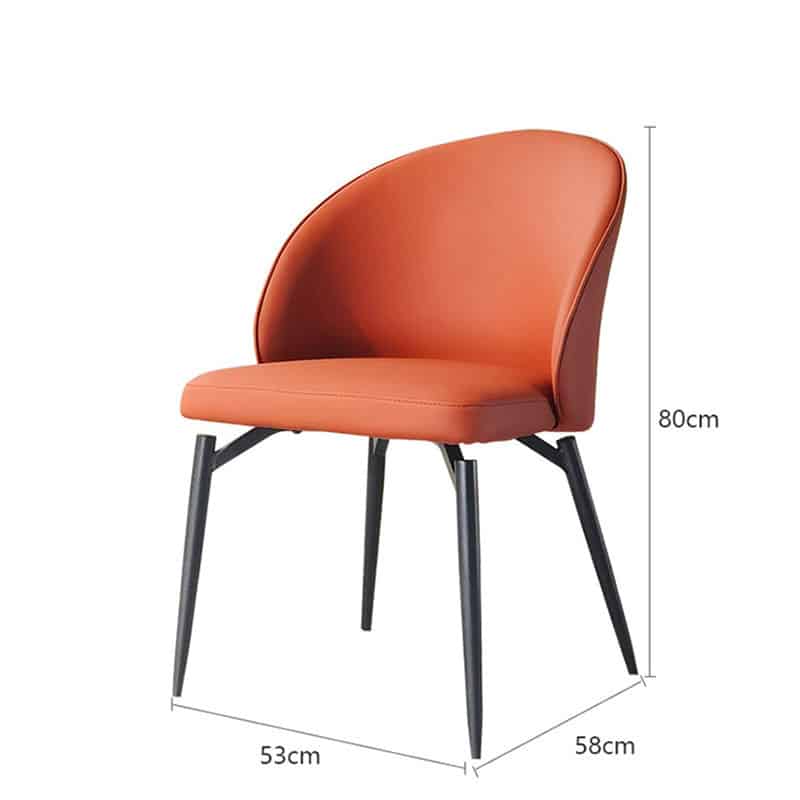 Ghế ăn tựa lưng sang trọng phong cách Bắc Âu LMH8037 8
