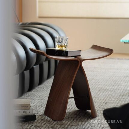 Ghế đôn bươm bướm Butterfly Stool kiểu Nhật CH009 (2)
