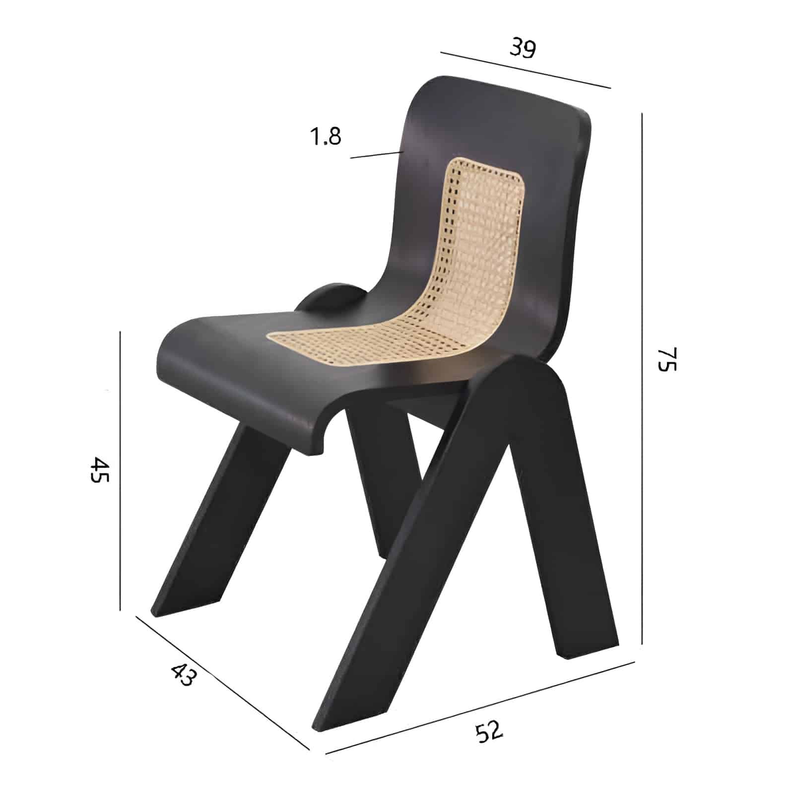 Ghế gỗ bàn trà thiên nhiên kiểu Nhật C5662 10