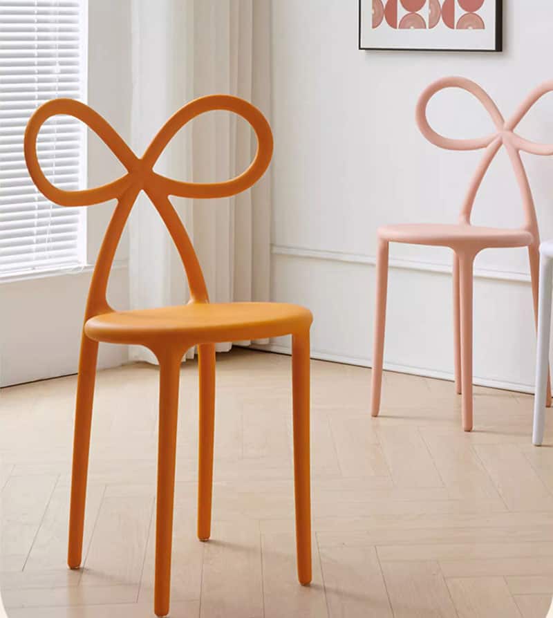 Ghế ngồi trang điểm hình cánh bướm decor MS899 9