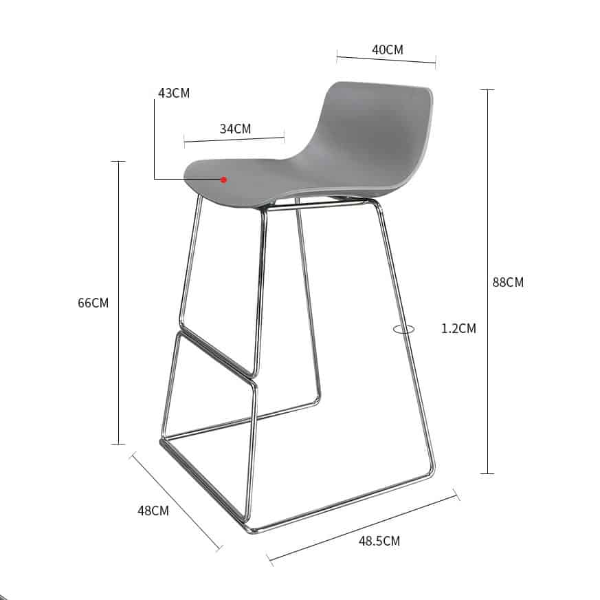 Ghế quầy bar ngoài trời tối giản sang trọng OW240 21