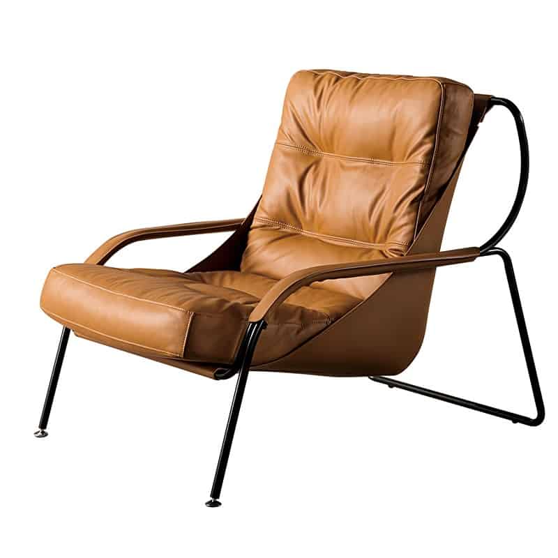 Ghế sofa khung thép carbon đệm da cao cấp SF2541 7