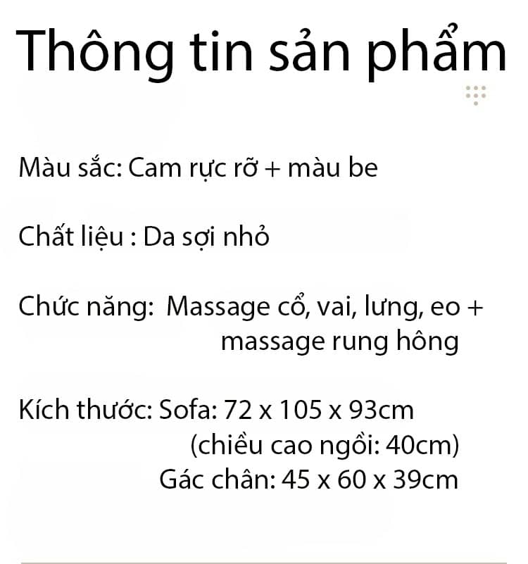 Ghế sofa điện massage thư giãn cao cấp SF7189 14