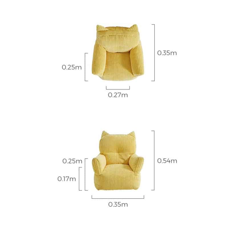 Ghế sofa đơn lười thư giãn hình tai mèo TDY58A 25
