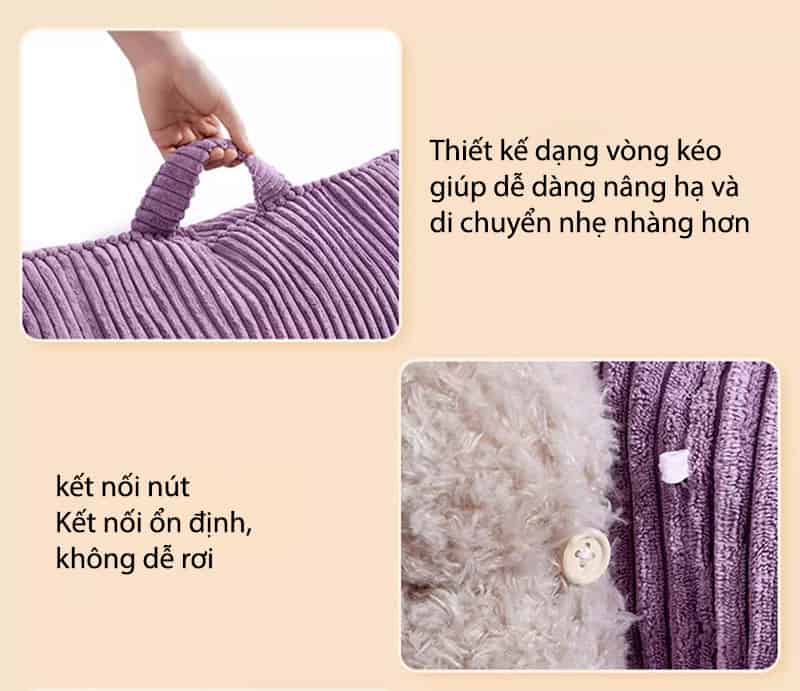 Ghế sofa đơn lười thư giãn hình tai mèo TDY58A 24